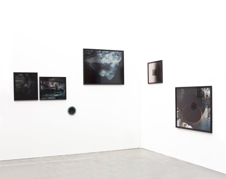Installation view of A black hole in the ocean. 2015